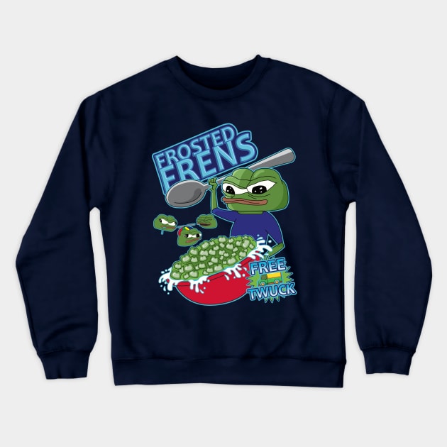 Frosted Frens Apu Cereal Crewneck Sweatshirt by Emperor Frenguin